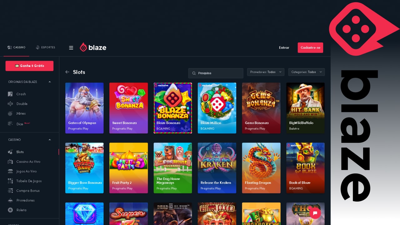 Cassino Blaze jogos